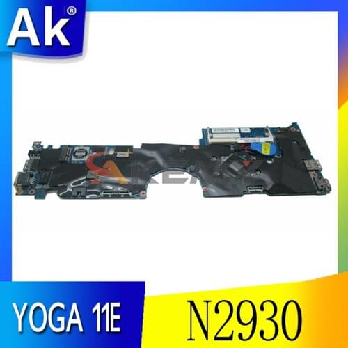 Laptop motherboard For LENOVO Thinkpad YOGA 11E Core SR1W3 Celeron N2930 Mainboard 00HW155 00HW1 DA0LI5MB6H0 Tested 100