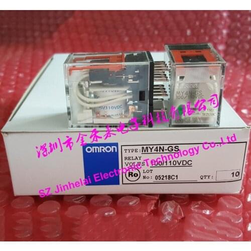 MY4N-GS 110VDC Authentic original OMRON Intermediate relay DC110V