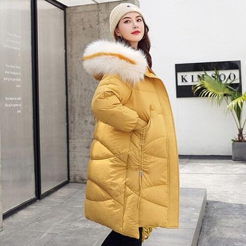 New Arrival Winter Jacket Women Korean Style Hooded Thicken Fur Female Outwear Parka Long Coat Cotton Padded Loose