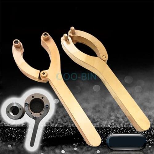 New manganese steel demolition piston cylinder wrench hook machine two-jaw oil seal wrench excavator repair tool