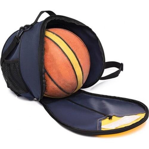 Basketball Shoulder Bag Round Shape Waterproof Portable Youth Sport Ball Handbag for Adult Football Volleyball Storage Backpack