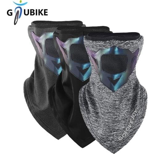 GTUBIKE Reflective Triangle Bandana Breathable Windproof Cycling Face Mask Neck Keep Warm Outdoor Night Riding Headwear