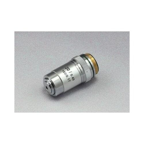 Top quality 20x/0.4mm Microscope achromatic Objective lens for195mm compound biological microscope,RMS thread