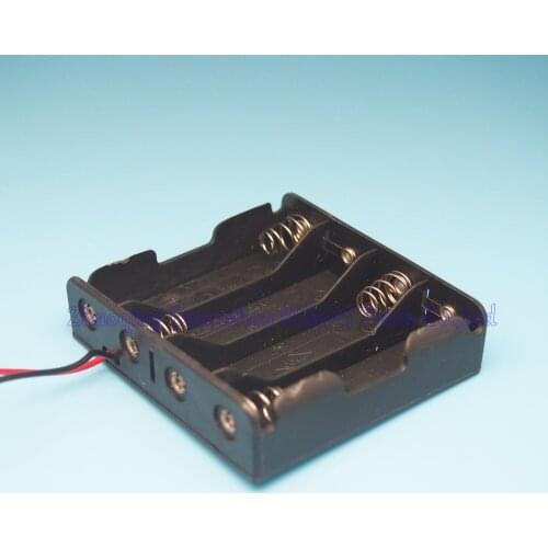 10pcs/lot Lab Home DIY Experiment Test 4 AA Battery Storage Box Case 4xAA Battery Holder