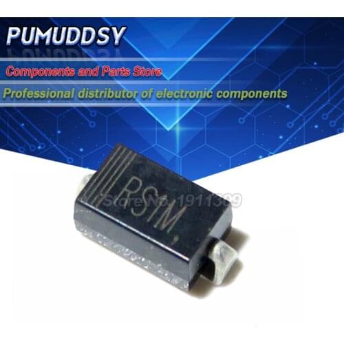 100PCS RS1M DO-214AC SMA FAST RECOVERY RECTIFIER FR107 SMD