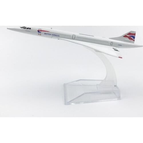 16cm Concorde Alloy Aircraft Model Diecast Aircraft Toys Airplane Airliner Kid Gifts Collectible