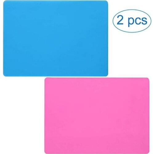 2 Pc Extra Large Silicone Sheet Crafts Jewelry Casting Molds Mat Skid Waterproof Multipurpose