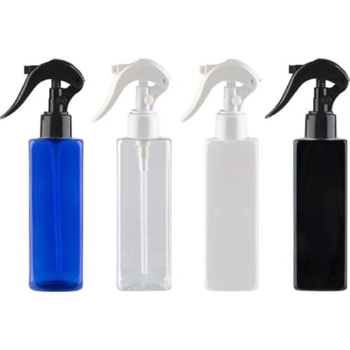 20pcs 250ml square white Plastic Bottle Trigger Sprayer Water Pumps Used For Flowers Household Makeup Mist Spray Pump