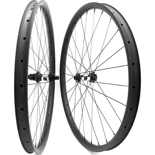 29er Ultralight wheels 34x30mm tubeless1400g carbon mtb disc wheels boost DT350S Straight pull 110x15 148x12 bicycle wheelset