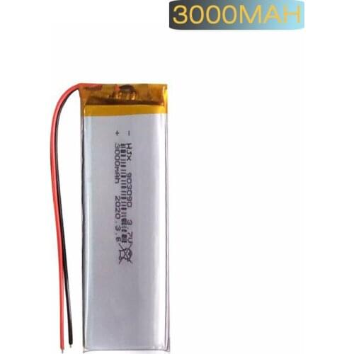 3.7V Lipo cells 3000mah Lithium Polymer Rechargeable Battery For WIFI Camera MP3 MP4 MP5 GPS Speaker Bluetooth headset LED 2020