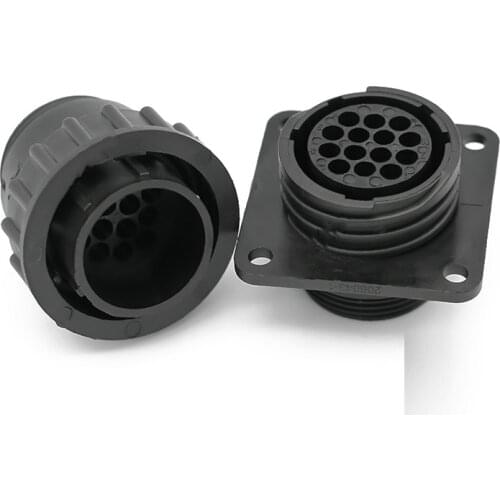 50 set Tyco Amp 4 Pin way male female waterproof White auto electric Connector Oxygen Sensor plug for QQ Citroen 144998-5