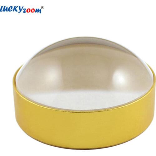 6X Table Reading Magnifier Metal 60mm Optical Magnifying Glass Arc-shape Loupe For Elderly Portable Crafts Decoration Gift Lupa