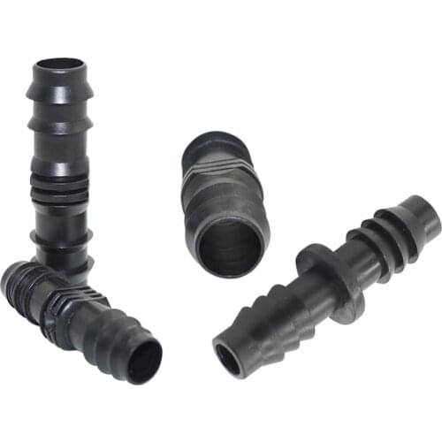 8/13/15/19mm Hose Straight connector with Barb Greenhouse Garden irrigation system Water Connectors Pipe joint 20 Pcs