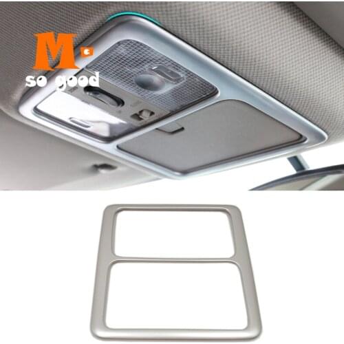ABS Chrome For Nissan X-Trail T31 Car Accessories Front Reading Lights Cover Trim Interior Sticker Shell 2008/09/10/11/12/13