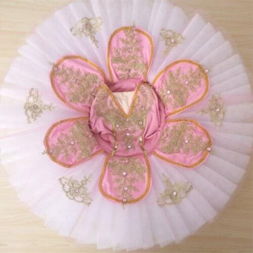 Ballerina Dress Swan Lake Costumes Children Sequins Tutu Ballet Dress Kids Gymnastics Leotard Performance Dancewear For Girl