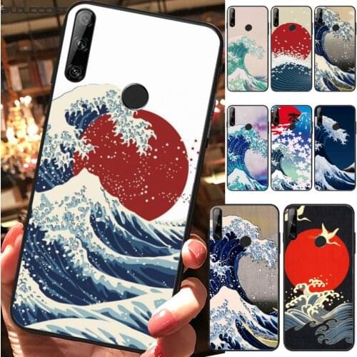 Hrmes Waves of Kanagawa, Japan Phone Case for Huawei Y5 II Y6 II Y5 Y6 Y7Prime Y9 2018 2019