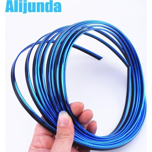 5 m Car Grille Inner Outer Profiles Trim Decorative Ribbon Line for Geely Vision SC7 MK CK Cross Gleagle SC7 Englon SC3 SC5 SC6