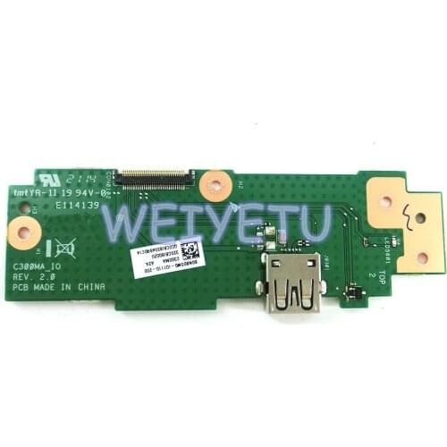 For ASUS C300 C300MA C300MA-DB01 USB Board IO BAORD w/Ribbon 60NB05W0-IO1110-200 WORKS
