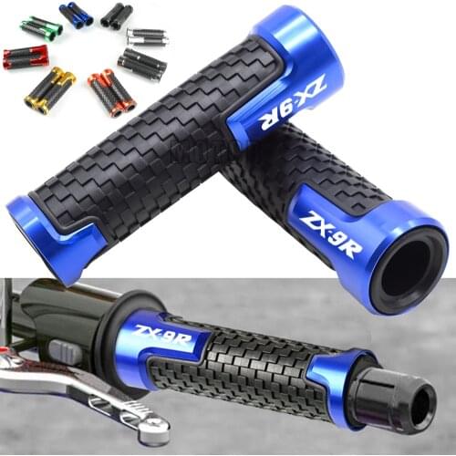 For Kawasaki ZX9R/ZX-9R 1998-2003 1999 2000 2001 2002 ZX 9 R Motorcycle 7/8"22mm Anti-Slip Handle Bar Grip Handlebar Hand Grips