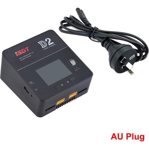 ISDT D2 MarkⅡ AC 200W 12A 2-6S Dual Channel Battery Balance Charger For Lilon LiPo LiHV NiMH Pb Gaoneng Tattu Battery RC Models