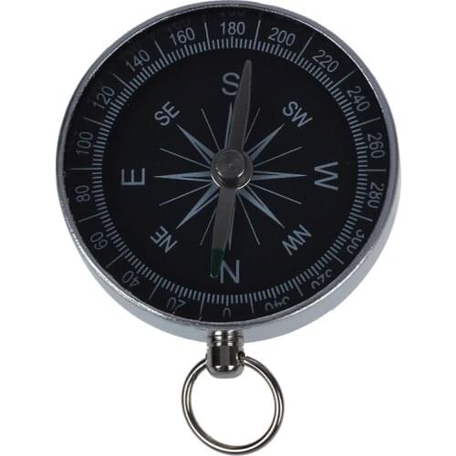 Mini Protable Aluminum Camping Compass Hiking Hiker Navigation