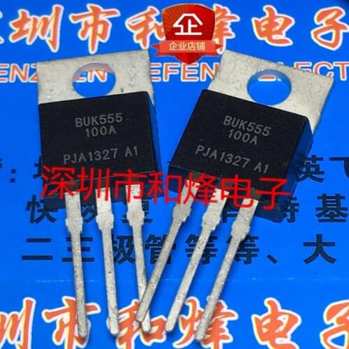 Original 10pcs/ BUK555-100A TO-220 100V 25A