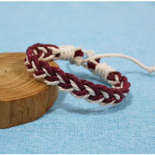 Lucky Charm Braided Bracelets & Bangles for Women Men Handmade Knots Summer Beach Jewelry Gift Bracelet