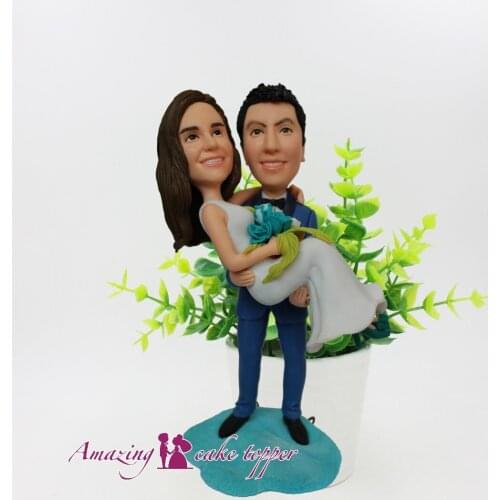 2019 AMAZING CAKE TOPPER Toys We got married statue And Groom Gifts Ideas Customized Figurine Valentines Day