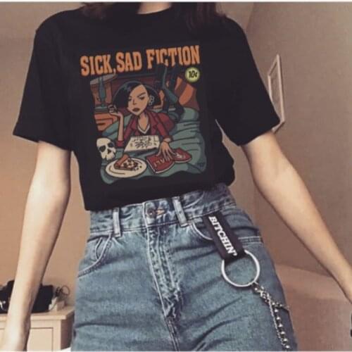 Daria - Sick Sad Fiction Unisex T-shirt Casual Wear Souvenirs Cotton T-Shirts