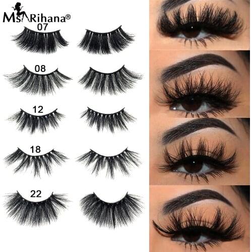 Fluffy False Eyelashes Vendor Dramatic Wispy Volume 8D Mink Eyelash Extension Bulk Custom Logo Thick Long 5D Fake Lashes Makeup
