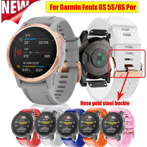 Smart Watch Band Straps For Garmin Fenix 6S 5S 6S Por 5S Plus Quick Release Strap Silicone Bracelet Fashion Watchbands ремешок