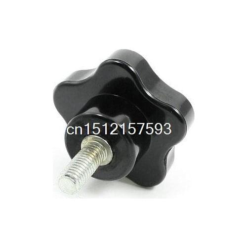 40mm x 8mm x 20mm Thread Screw On Type Five Pointed Star Knob Handle