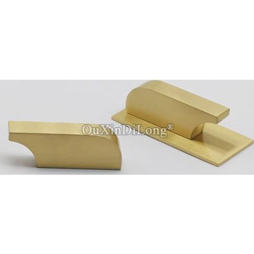 High Quality 10PCS European Solid Brass Furniture Handles Cupboard Wardrobe Drawer Kitchen Cabinet Pulls Handles & Knobs