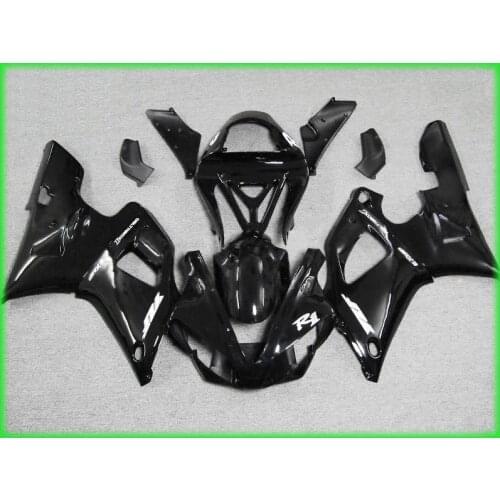 Hi-quality black Fairing kit for YAMAHA YZFR1 00 01 Injection mold YZF R1 2000 2001 YZF1000 yzfr1 Fairings set +7gifts YM10