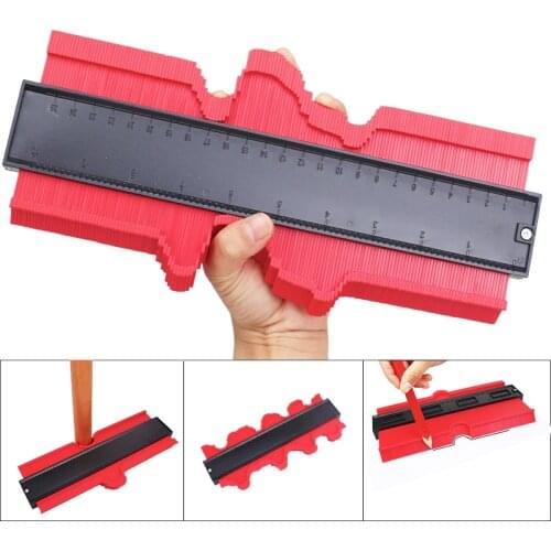 12/14/25/50cm Shape Contour Gauge Duplicator Profile Measuring Tool Tiling Laminate Tiles Tools Plastic Contour Copy Duplicator