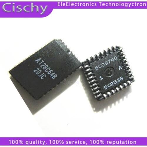 5pcs AT28C256-15JC AT28C256-20JC AT28C64B-15JU AT28C64B-20JC AT28C64B-15JC AT28C64 AT28C256 PLCC-32