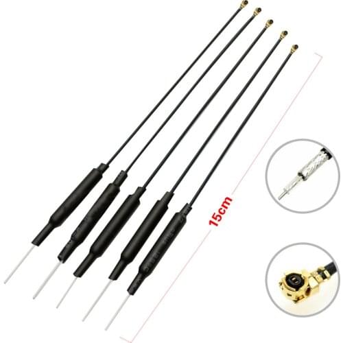 2.4GHz 3DBI WIFI Antenna IPEX Connector Welded Wire 15CM Brass Inner Aerial WiFi Antenna 10Pcs