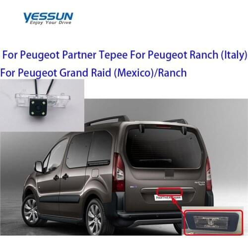 Yessun Auto Car Accessories license plate camera Car Rear View Reverse Backup Camera Waterproof For Peugeot Partner Tepee Grand