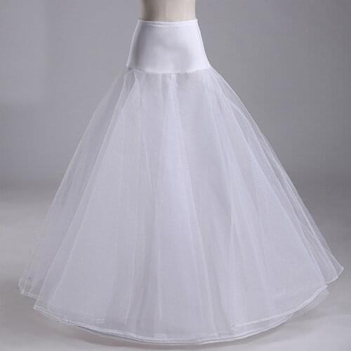 White Long Petticoat Floor Length Petticoat Long A Line Petticoat Tulle Netting Petticoat