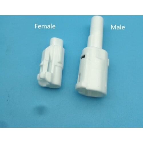 Free shipping 10pcs 1 Pin Female male 2.3mm household auto wiring harness connector 6180-1181 6187--1171