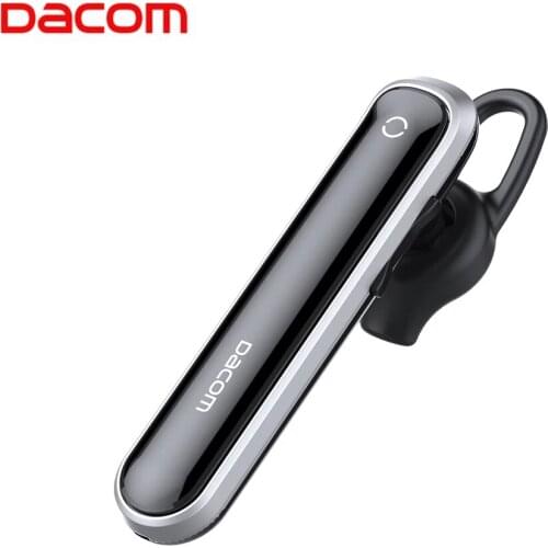 DACOM M19 Business Wireless with Mic Earphone Single Hook Bluetooth Earpiece Sport Super Long Standby Earbubs for iPhone Huawei