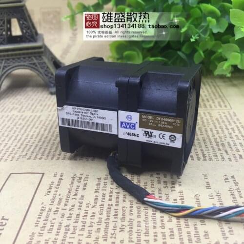 For AVC 4056 12V 1.88A 4cm 1U Server Cooling Fan DF04056B12U