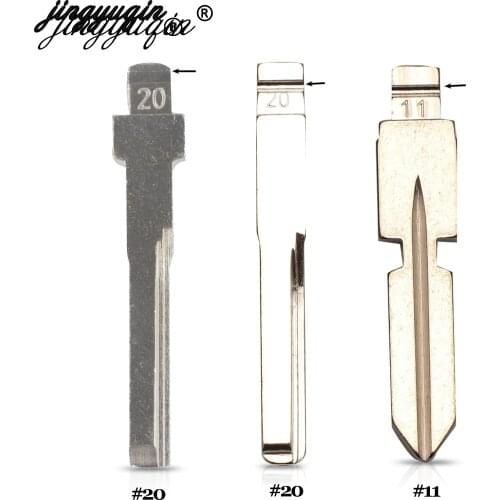 Jingyuqin HU64 HU39 #20 #11 Key Blade Blank for Mercedes for Benz E Class Car Flip Folding Key No.20 11 Replacement