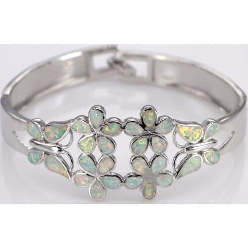 JZB0210 new white opal bracelet top quality jewelry cuffs men and ladies lover gift