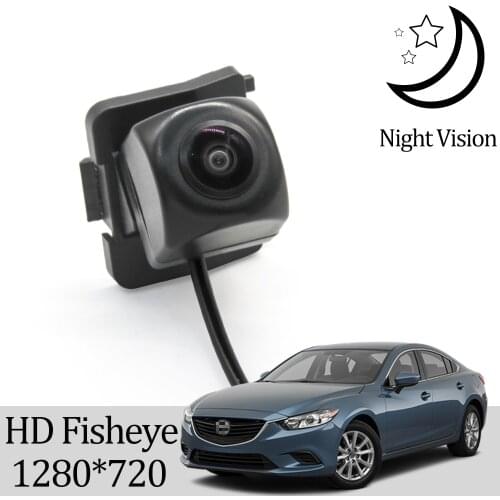 Owtosin HD 1280*720 Fisheye Rear View Camera For Mazda ATENZA/Mazda 6 2014 2015 2016 20017 2018 Car Reverse Parking Accessories