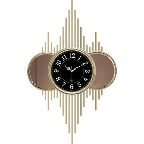 Creative Luxury Home Decor Fashion Decorative Wrought Iron Mute Wall Clock Wall Clock Modern Design Clocks Modern Decor