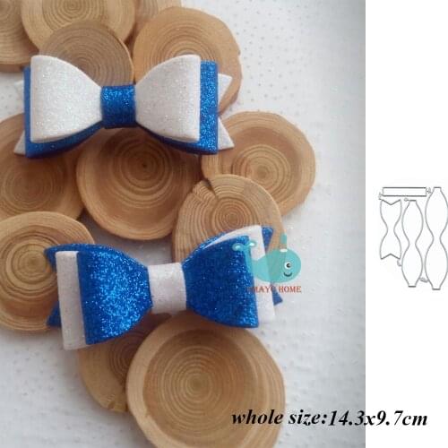 Bow 3d dies cutting dies knife Craft Metal Cutting Dies cut die Cute Scrapbooking Album DIY Paper Card Craft Embossing Die Cuts