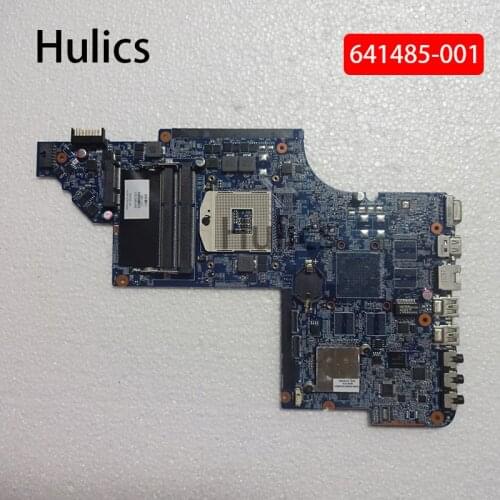 Hulics Original 641485-001 for HP Pavilion DV6 motherboard DV6-6000 641485 HM65 DDR3 Socket PGA989 Laptop Mother Board