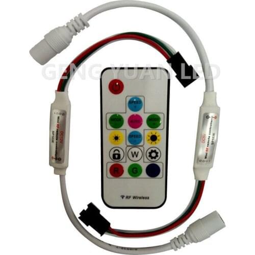 New Wireless RF SP103E 14 keys Digital for WS2811 WS2812 WS2812B LED Controller 5V 12V 2048Pixels LED Pixel Strip