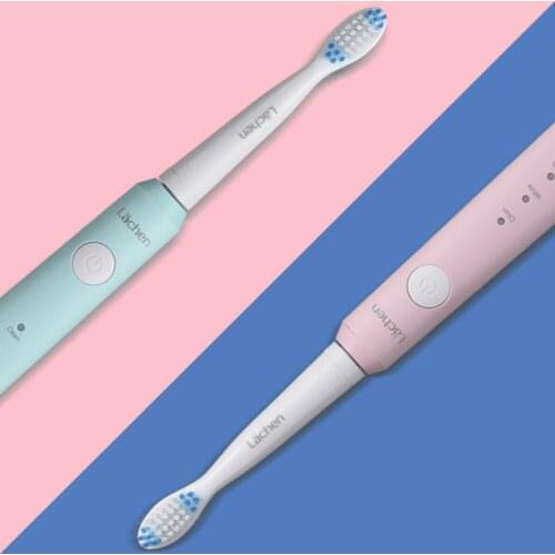 Lachen Rechargeable Electric Toothbrush Sonic 2min Smart Timer Brush Head travel supply for girls boys gifts drop shipping